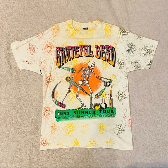 Vintage 1992 Grateful Dead Steve Miller Band Summer Tour Shirt Mens Size XL